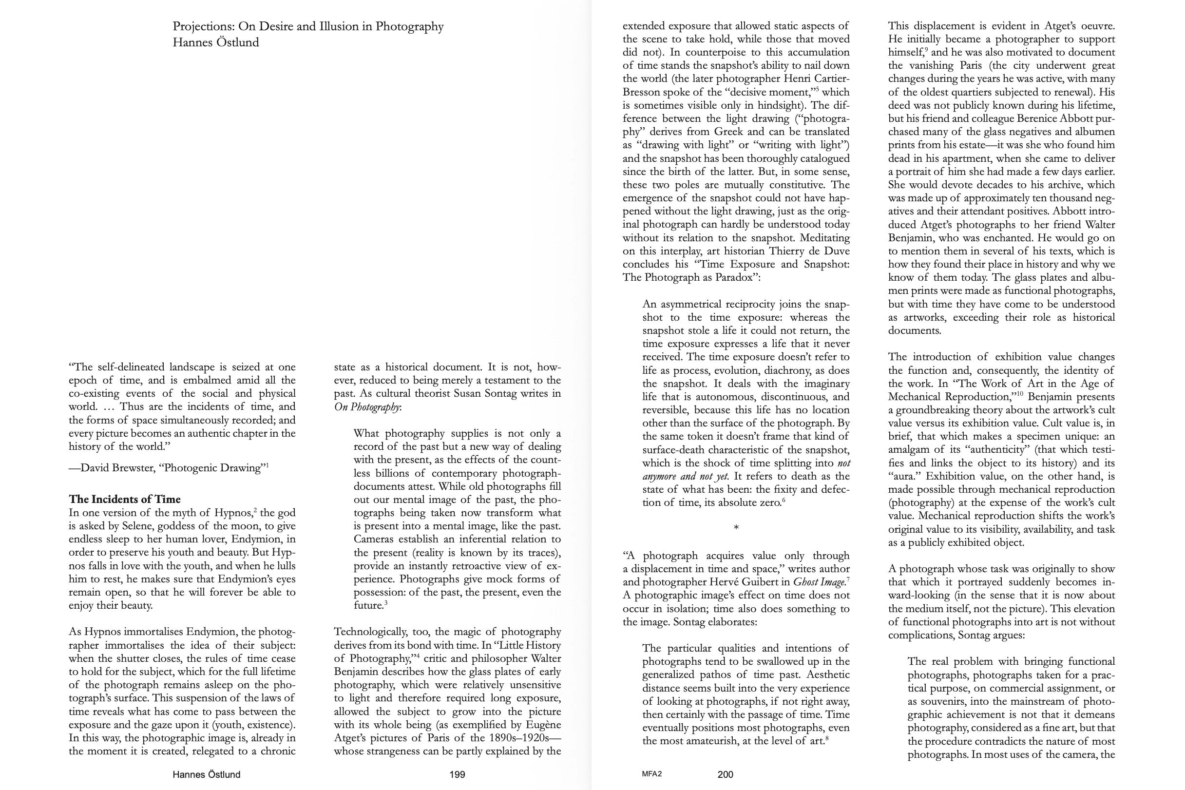 Projections: On Desire and Illusion in Photography - Hannes Östlund